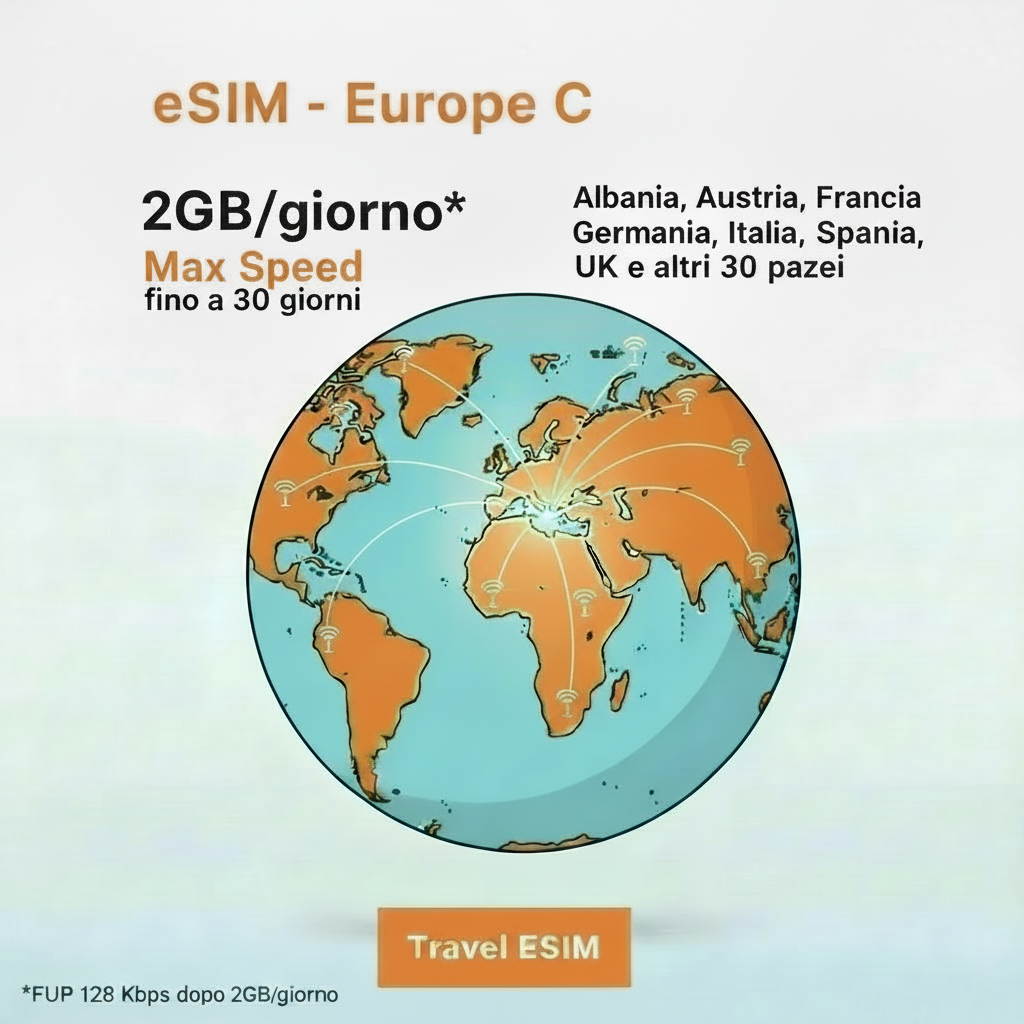 eSIM Europe C - 2GB