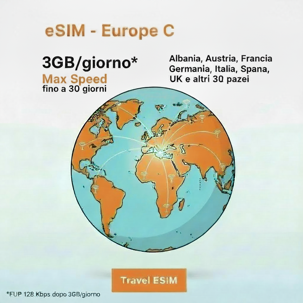 eSIM Europe C - 3GB