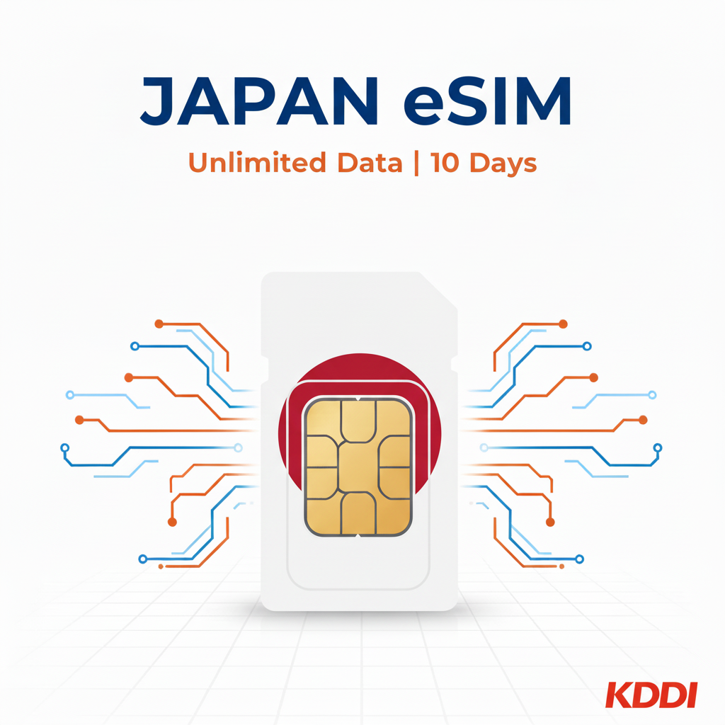eSIM Giappone KDDI Unlimited