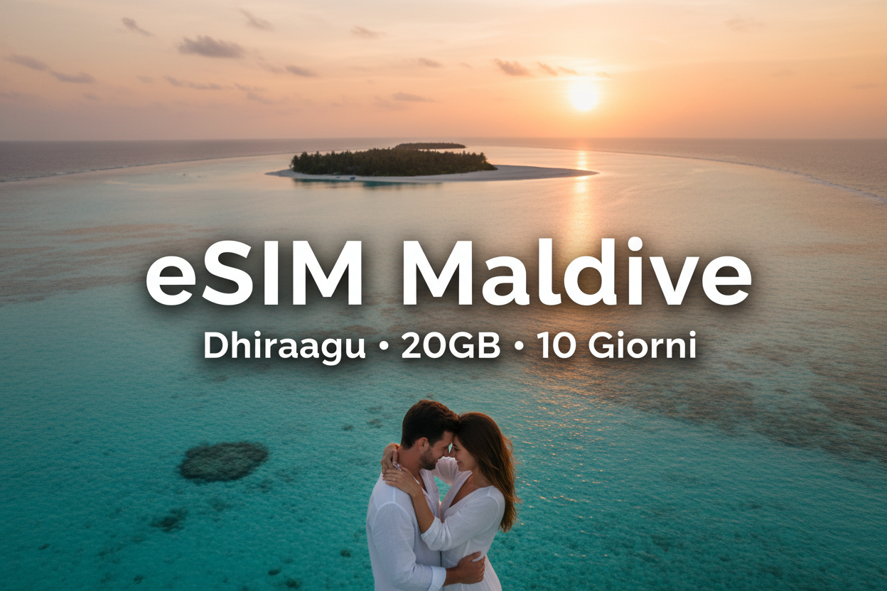 eSIM Maldive con atollo