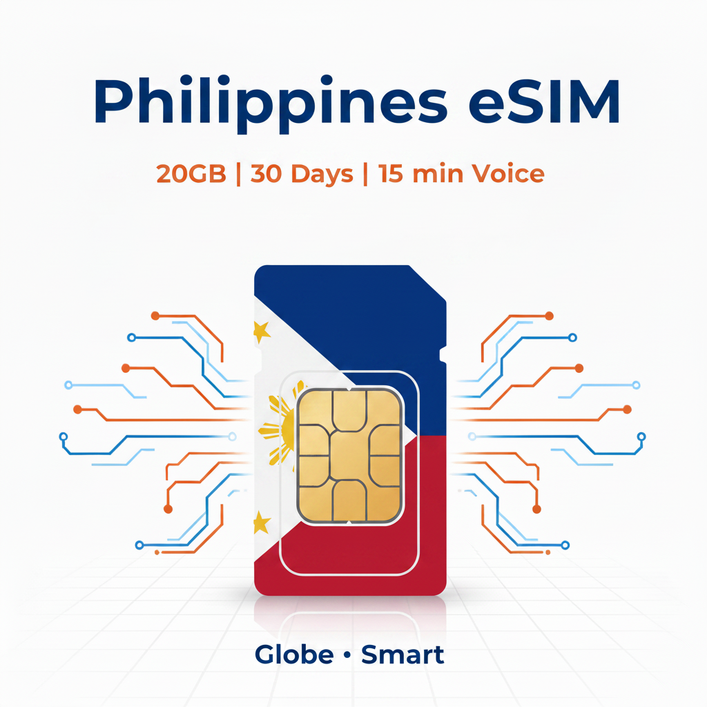 eSIM Philippines 20GB 30 Giorni