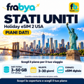 Holiday eSIM 2 USA — Frabya Travel eSIM