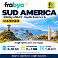 Holiday eSIM 2 South America A — Frabya Travel eSIM