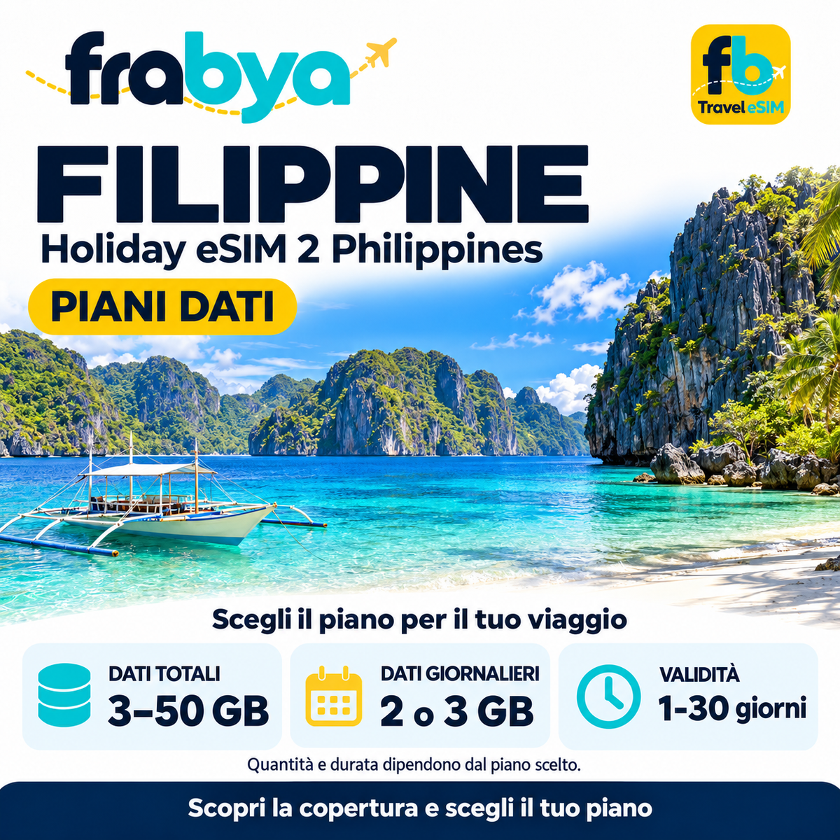 Holiday eSIM 2 Philippines — Frabya Travel eSIM