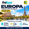 Holiday eSIM 2 Europe D — Frabya Travel eSIM
