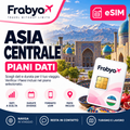 Frabya eSIM ASIA CENTRALE — piani dati e durate selezionabili