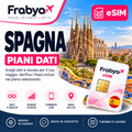 Frabya eSIM SPAGNA — piani dati e durate selezionabili
