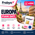 Frabya eSIM EUROPA — piani dati e durate selezionabili