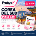 Frabya eSIM COREA DEL SUD — piani dati e durate selezionabili