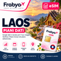 Frabya eSIM LAOS — piani dati e durate selezionabili