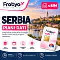 Frabya eSIM SERBIA — piani dati e durate selezionabili