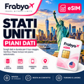 Frabya eSIM STATI UNITI — piani dati