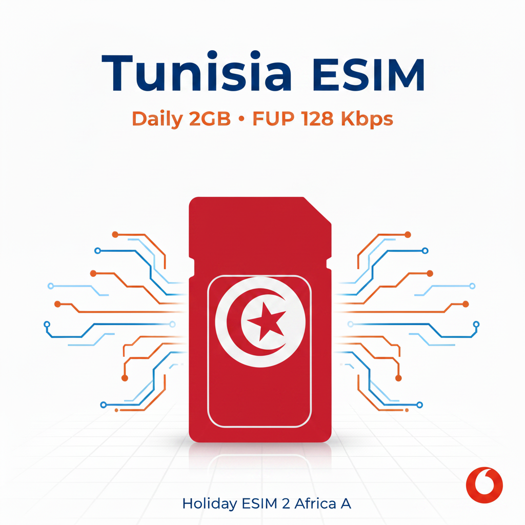 Holiday eSIM 2 Africa A — Tunisia