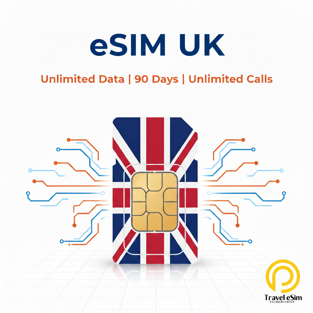eSIM UK Unlimited 90 Days - AIO90