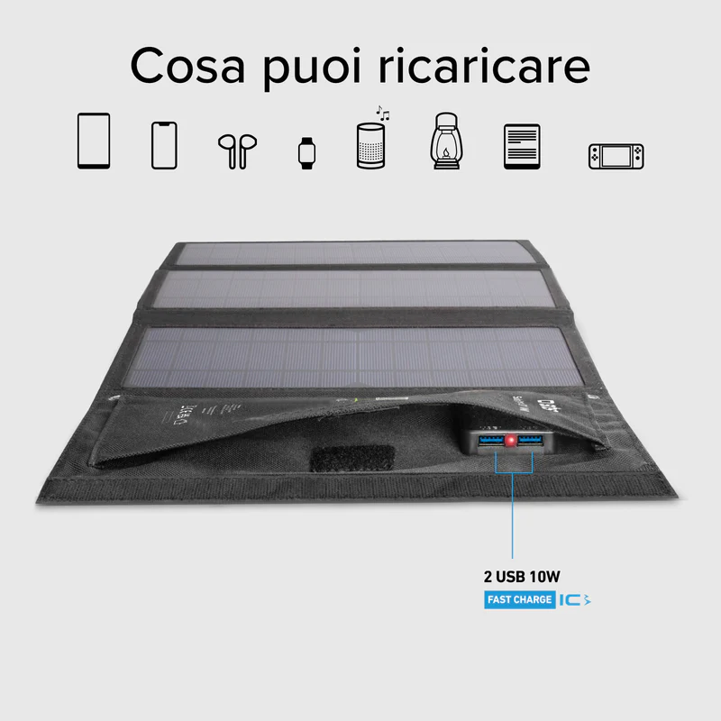 Caricatore Solare 21W SBS