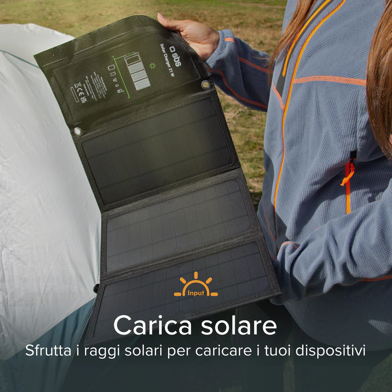 Caricatore Solare 21W SBS