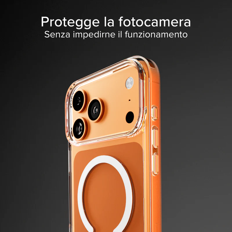 Custodia SBS D3O MagSafe iPhone 17 Plus Trasparente