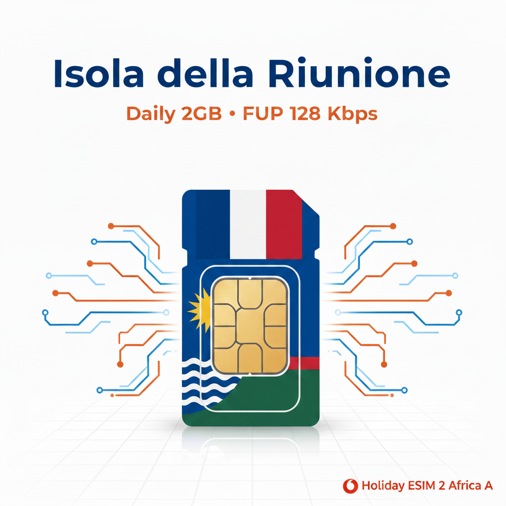 Holiday eSIM 2 Africa A — Isola della Riunione