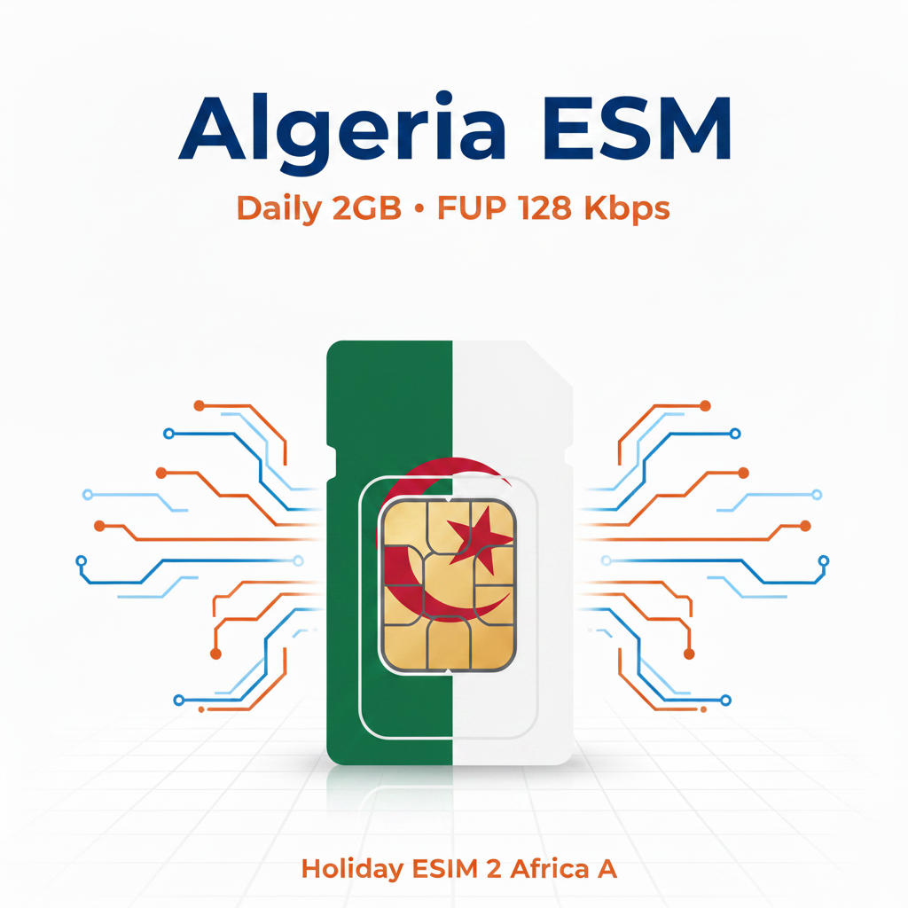 Holiday eSIM 2 Africa A — Algeria