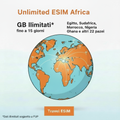 Unlimited eSIM Africa - GB Illimitati - fino a 15 giorni