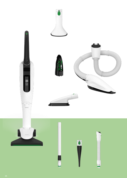 Folletto Combinazione D — VK7s + PB7s con accessori