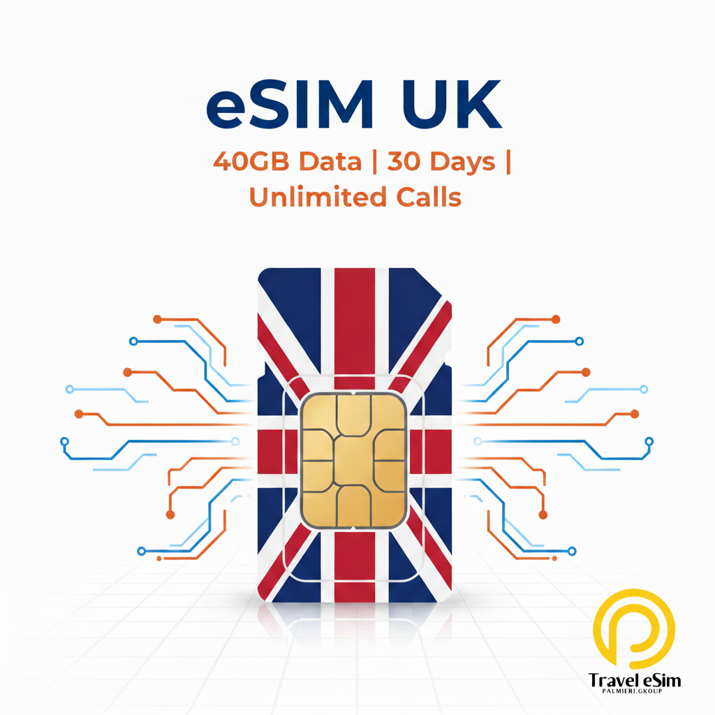 eSIM UK 40GB 30 Days - AIO10