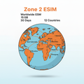 eSIM Orange Zone 2 15GB 30 Giorni - 12 Paesi