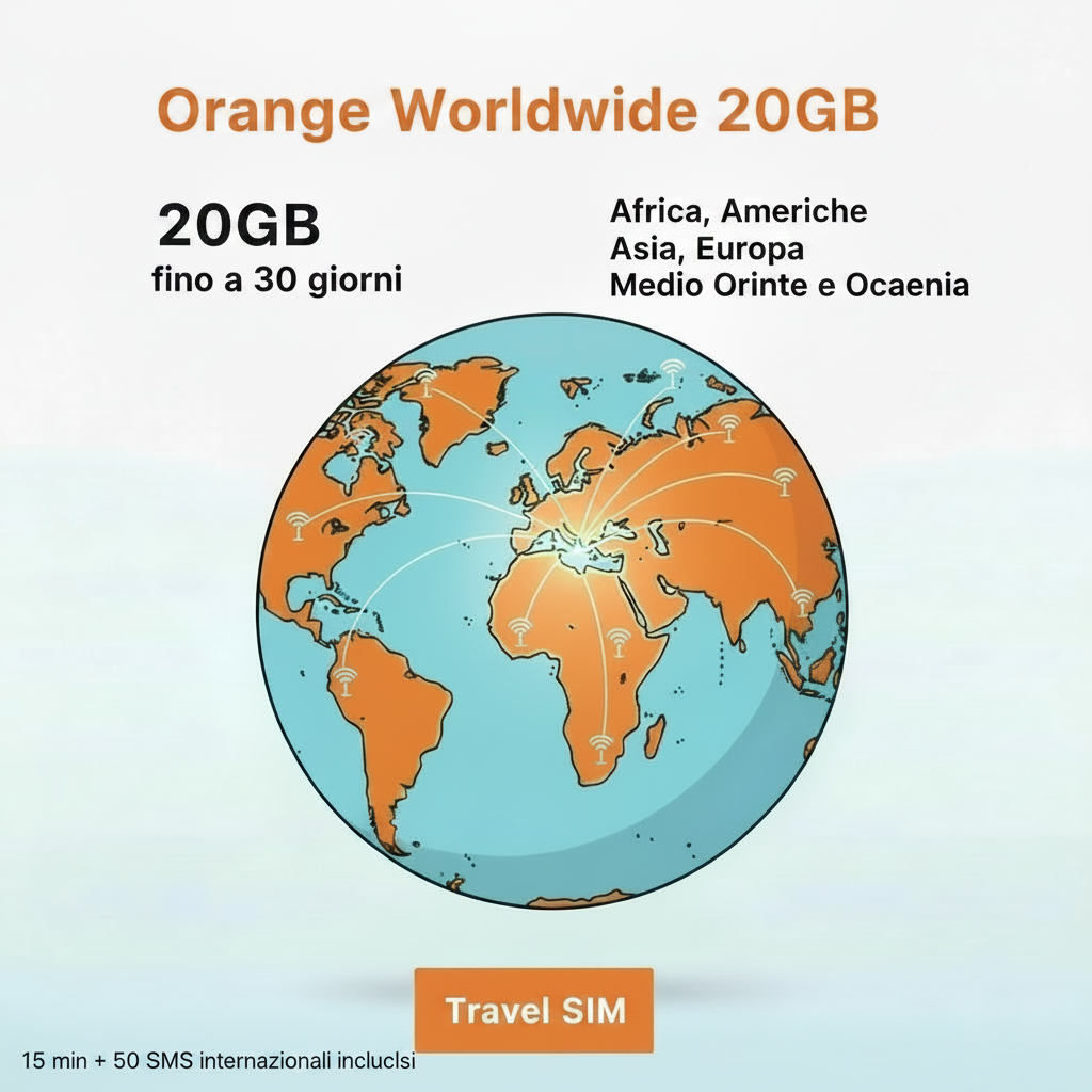 Orange Worldwide 20GB